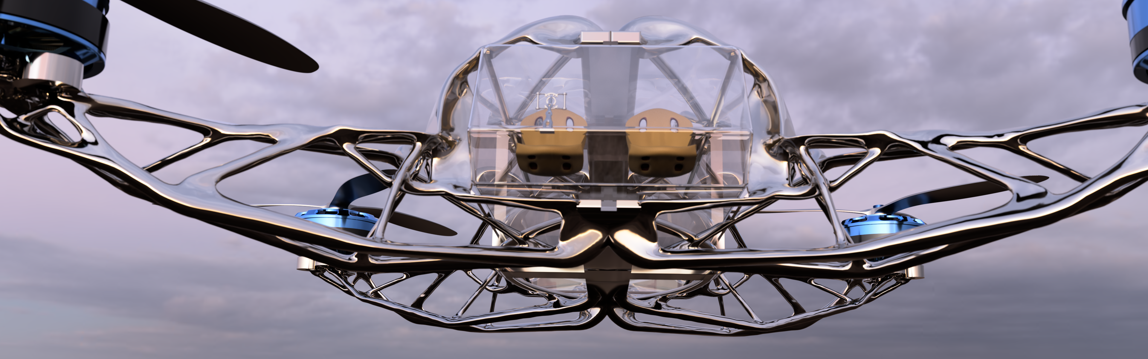 Generative design drone banner